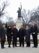 In front of Monument to Lord of Moldova
